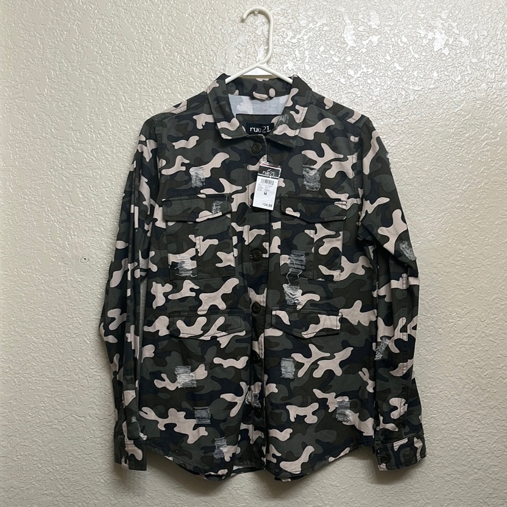 Brand new camouflage jacket